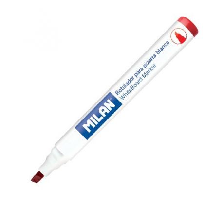 Popisovač MILAN Whiteboard Marker 1-4 mm, červený