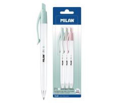 Pero guľôčkové MILAN P1 Antibacterial 1,0 mm - sada 3 ks