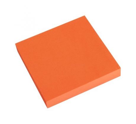 Blok lepiaci NEON 76 x 76 mm - oranžový