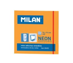 Blok lep MILAN NEON 76 x 76 mm oranžový