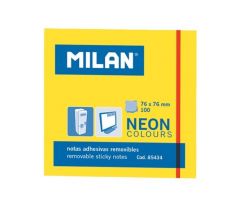 Blok lep MILAN NEON 76 x 76 mm žltý