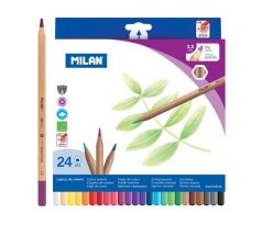 Pastelky MILAN šesťhranné 3.3 mm / 24 ks