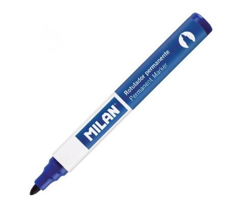 Popisovač MILAN Permanent Marker 4 mm, modrý