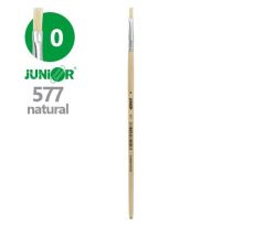 Štetec plochý JUNIOR č. 0" 577 Natural