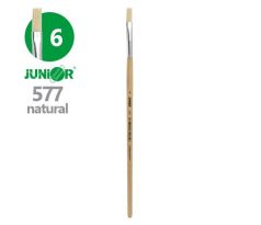 Štetec plochý JUNIOR č. 6" 577 Natural