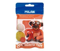 Modelovacia hmota MILAN Air-dry oranžová - blister