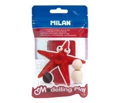 Modelovacia hmota MILAN Air-dry červená - blister