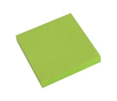 Blok lepiaci NEON 76 x 76 mm - zelený