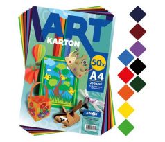 Zložka farebného papiera - výkres ART CARTON RIS A4 250g (50 ks) mix 10 farieb/x5