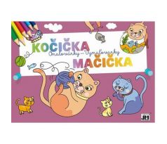 Omaľovánka A5 JM - Mačička