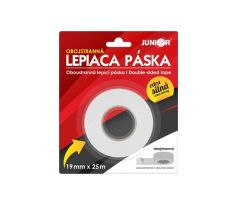 Lepiaca páska obojstranná JUNIOR 19 mm x 25 m