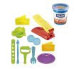 Plastelína MILAN Soft Dough sada 8 farieb + nástroje "Cooking time"