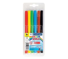 Fixy CENTROPEN 7550 Colour World - sada 6 ks