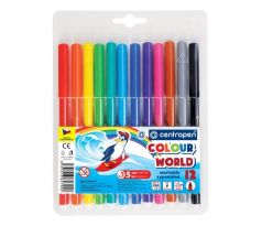 Fixy CENTROPEN 7550 Colour World - sada 12 ks