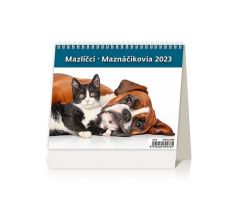 Kalendár stolový 2023 Mazlíčci/Maznáčikovia