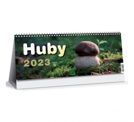 Kalendár stolový Huby 2023