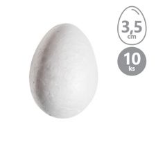 Vajíčka polystyrénové 3,5 cm, sada 10 ks