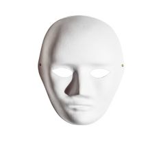 Maska tvár polystyrénová 24x19x8 cm, 1ks