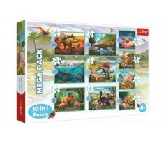 Puzzle 10v1 Zoznámte sa so všetkými dinosaurami