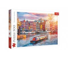 Puzzle Amsterdam, Holandsko 500 dielikov